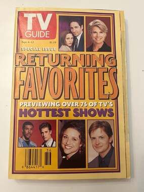 TV Guide Magazine Sept 6-12 1997 Special Issue Returning Favorites